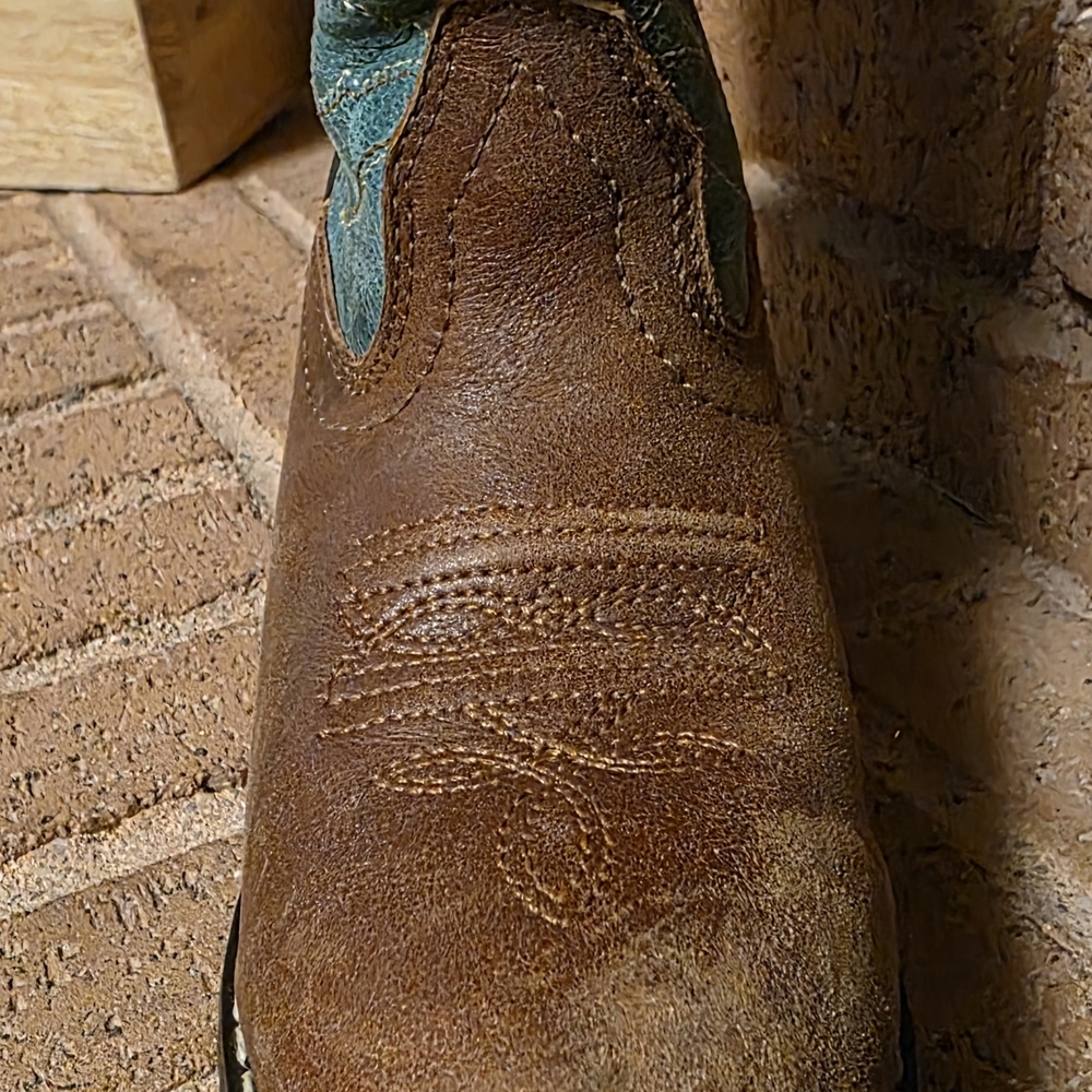 Smoky Mountain YOUTH Unisex Nashville Blue Boots Size YOUTH 11.5 - Picture 4 of 8